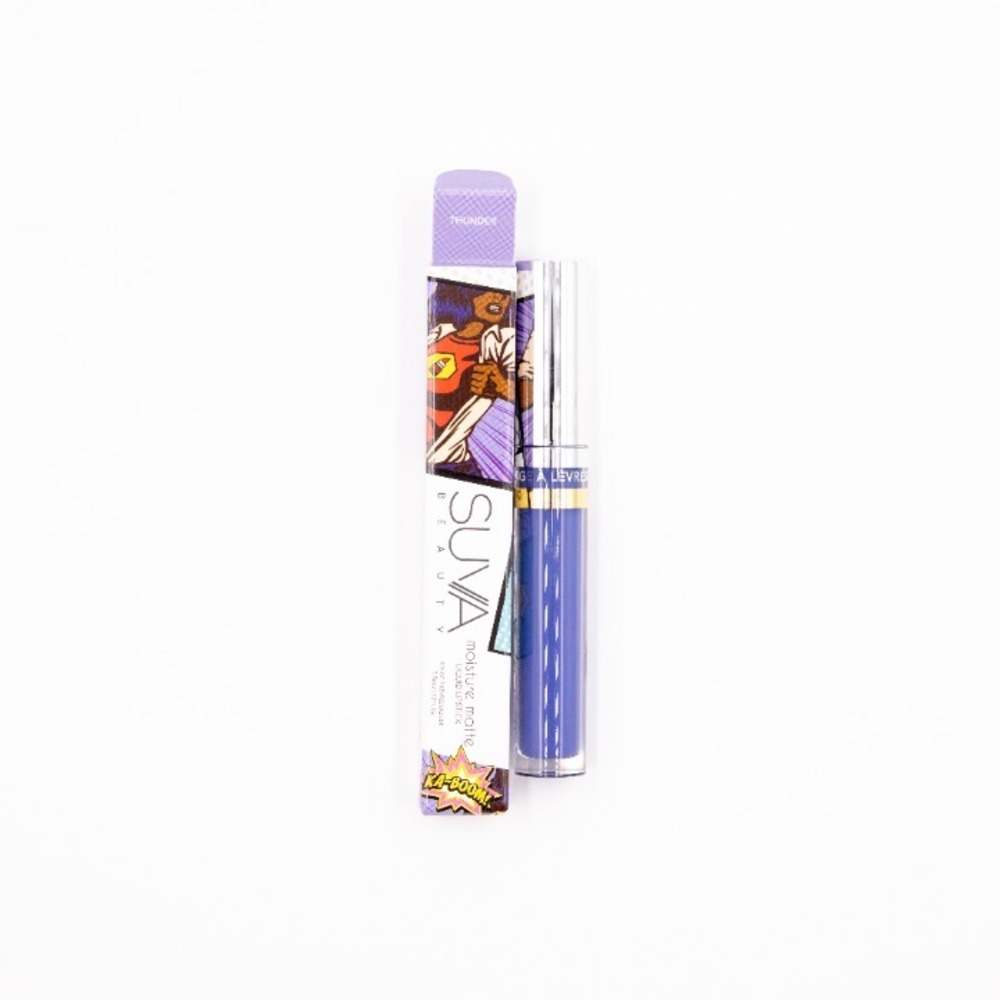 Suva - Moisture Matte Liquid Lipstick - Thunder - 3.5 ml / .12 oz